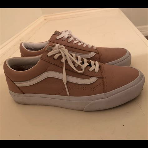 Nude Leather Vans Gem