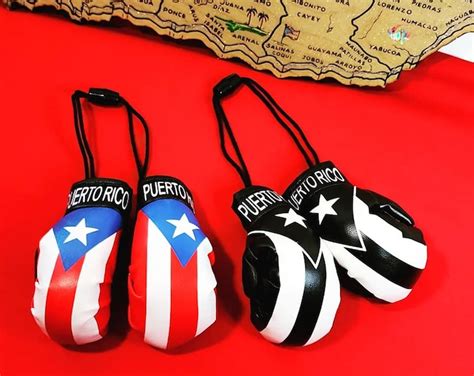 Puerto Rico Flag Boxing Gloves 12 Or 14 Ounce Etsy