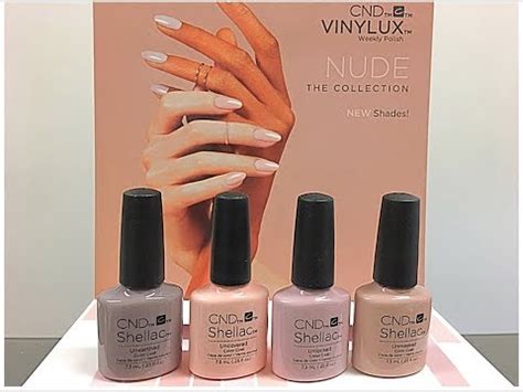 Swatching Cnd Shellac Nude Collection On My Nails