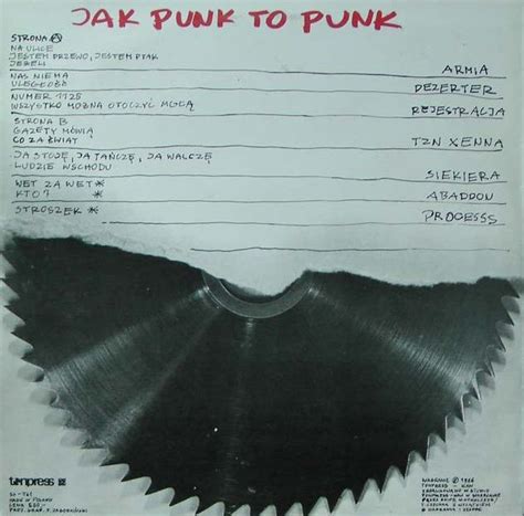 Hardcore Punk JAK PUNK TO PUNK LP 1986