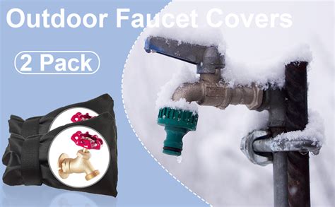 Porolir Outdoor Faucet Covers For Winter Freeze Protection