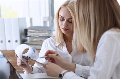 premium photo beautiful woman portrait  workplace portrait