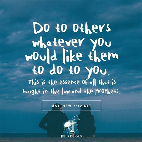 Verse Of The Day Do To Others Whatever You Would Like Them To Do To You