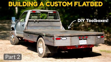 Diy Flatbed Build Part 2 Toolboxes Led Lights And The Correct Way To