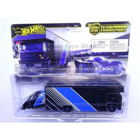 Jual Hot Wheels TEAM TRANSPORT Sauber Mercedes C Biru Hitam Fleet Flyer Shopee Indonesia