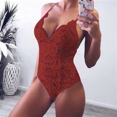 Chemise De Nuit Sexy Sexy Plus Size Lingerie V Tements De Nuit Bandage Femmes Babydoll Bodysuit