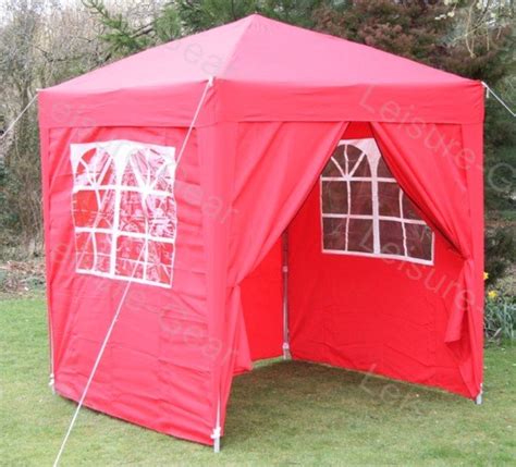 AirWave 2x2mtr FULLY WATERPROOF Pop Up Gazebo 4 Sides and Bag, Garden ...