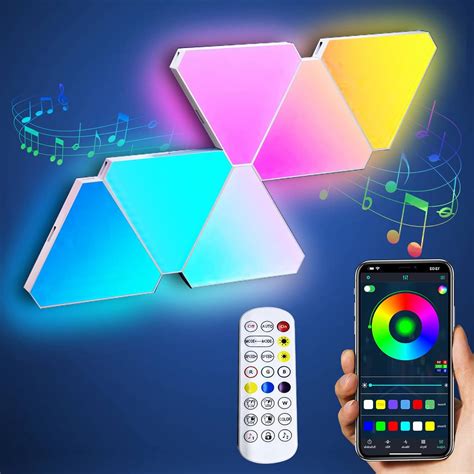triangle led light panels triangle lights   connection ports