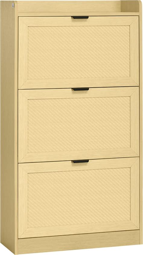 Homcom Meuble Chaussures Armoire Tag Re Chaussures Tiroirs