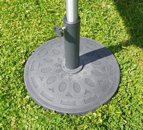 Pied De Parasol 9kg Rond Diamètre Adaptable 29 Salon d été