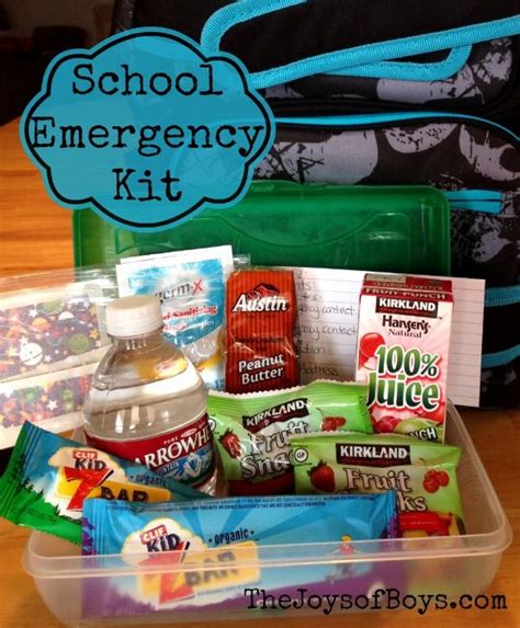 School Emergency Kit Help Students Stay Calm In A Crisis School