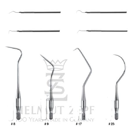 Medical Probe Octagonal Handle Helmut Zepf Dental Instruments