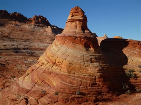 The Wave A Sandstone Rock Formation Located On The Slopes Of The Coyote Buttes In The Paria