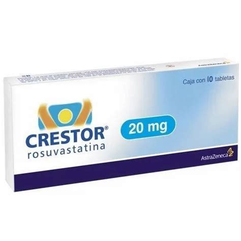 Crestor 20 Mg Tablet Capacity 1000 Strips Packaging Size 10 Tab At