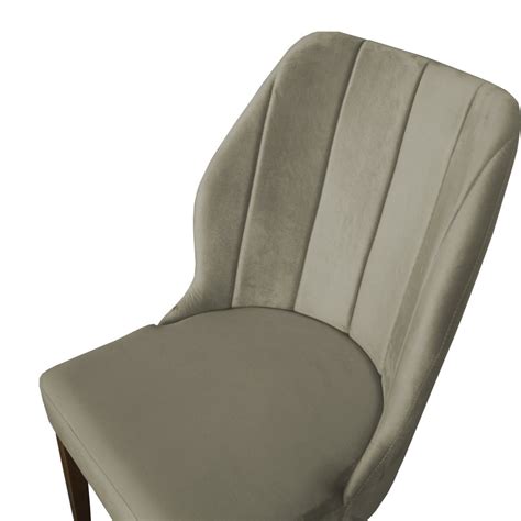 Kit Cadeiras De Jantar Safira Suede Nude MadeiraMadeira
