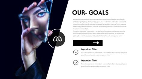 Megomi Black And White Powerpoint Template Masterbundles