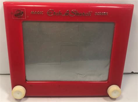 Vintage Etch A Sketch Magic Screen Drawing Board Ohio Art No Etsy