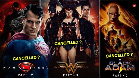 Man Of Steel 2 Black Adam 2 Wonder Women 3 Cancelled By James Gunn