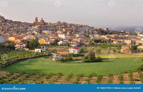 general view  calaceite teruel spain stock image image
