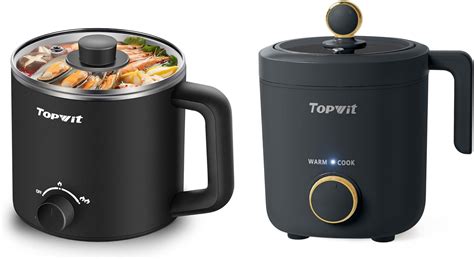 Amazon Topwit Hot Pot Electric L Small Rice Cooker Home Kitchen