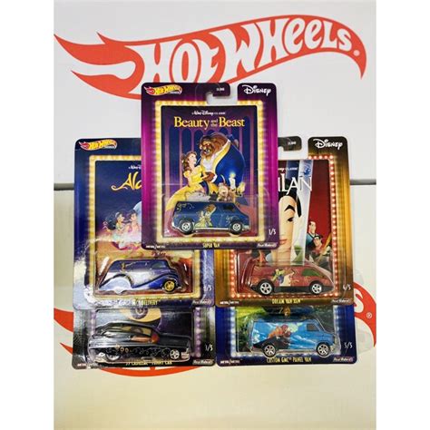 Hot Wheels Premium Disney Classic Set Of 5 Shopee Malaysia