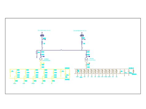 Diagrama Unifilar Em Autocad Baixar Cad Grátis 5863 Kb Bibliocad