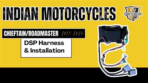 Indian Chieftain And Roadmaster Dsp Install Youtube