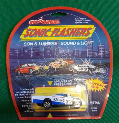 Majorette Sonic Flashers M Tal Neuf Vintage Blister Eur