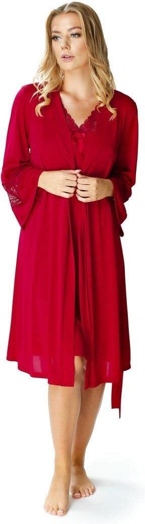 Mewa Lingerie Pi Kny Peniuar Damski Paula Wi Zany D Ugi R Kaw Ceny I Opinie Ceneo Pl