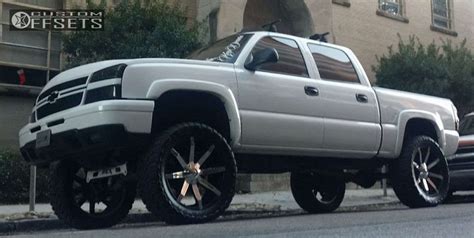 2006 Chevrolet Silverado 1500 With 24x9 5 15 KMC Slide And 37 13 5R24