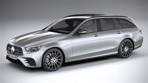 Mercedes E-Class Estate AMG line 2021 3D model | CGTrader