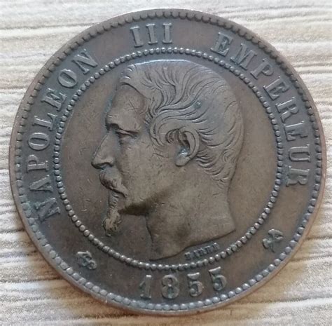 Napoleon Iii Ten Cents Napoleon Iii Naked Head Bronze Rouen Picclick Uk