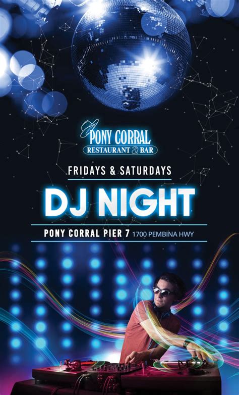 Fridays & Saturdays DJ Night | Pony Corral Restaurant & Bar | Winnipeg