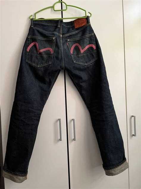 Evisu jeans original, Men's Fashion, Bottoms, Jeans on Carousell