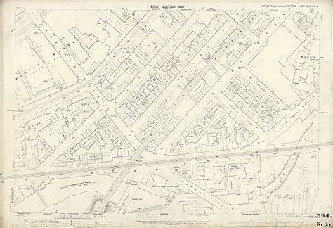 Ordnance Survey Map, Attercliffe area, Sheffield Our beautiful Wall Art ...