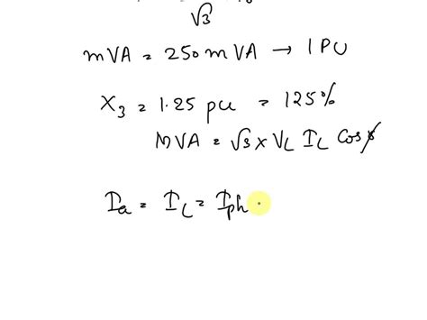 Solved A Synchronous Generator With The Following Specifications