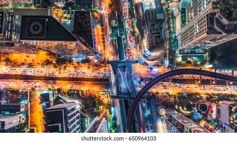 Transaction Beautiful Road Top View Night Stock Photo 650964103 ...