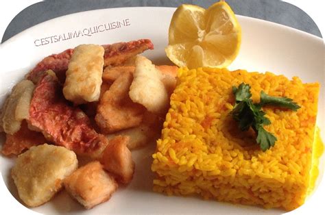 Méli mélo de poissons et riz safrané Le blog de cestsalimaquicuisine