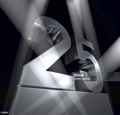 Fünfundzwanzig Feier Monument 25 Stockfoto und mehr Bilder von Zahl 25 ...