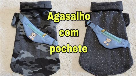 Camisa pochete removível Molde na descrição do vídeo YouTube