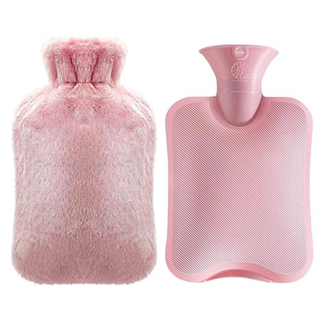 Hot Water Bottle With Soft Cover Liter Winter Warmer For Hot Compress Menstrual Cramps Neck