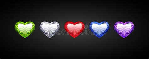 Set Of Vector Sex Hearts Icons Stock Vector Illustration Of Burlesque Public