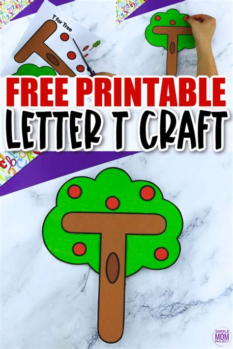 Free Printable Letter T Craft Template – Simple Mom Project