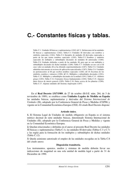 Pdf Tabla De Constantes F Sicas Pdfslide Net