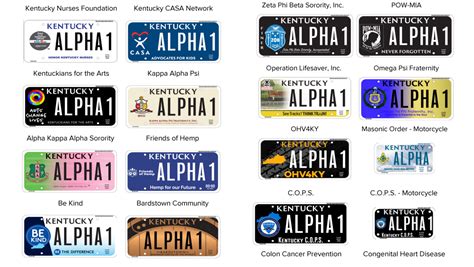 18 new specialty license plates now available to Ky. drivers