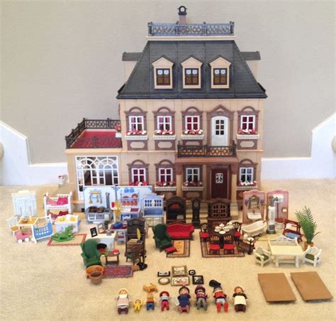 Playmobil 5300victorian Mansion Dollhouseloaded With Furniture People