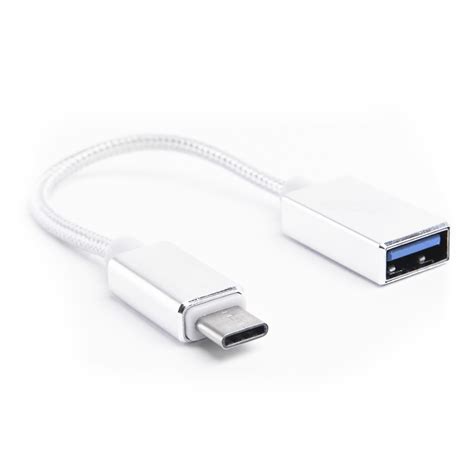 Переходник ATOMevolution | USB Type-C 3.1 - USB А 2.0, OTG 0,15м silver ...