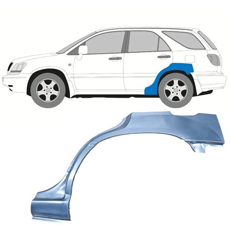 Lexus Rx 300 1998-2003 Radlauf Reparaturblech / Links