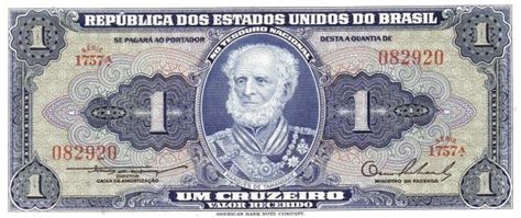 Brazil P 150a 1 Cruzeiro 1954 UNC Cosio UK