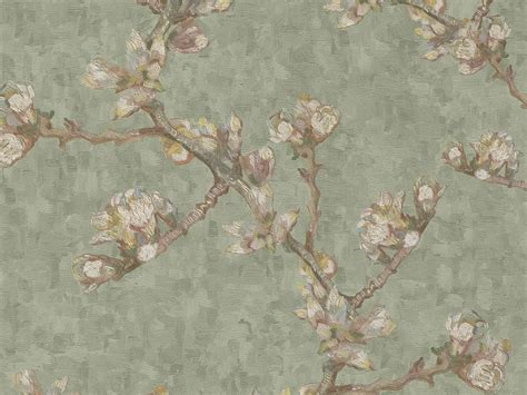 Van Gogh Wallpaper By Bn Walls In Green Tm Interiors